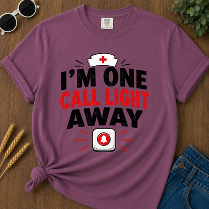 One Call Light Away T-Shirt - Berry
