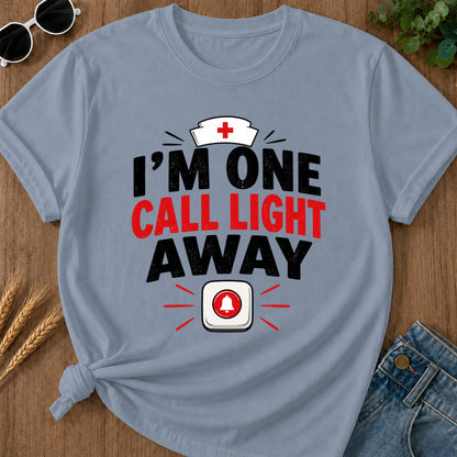 One Call Light Away T-Shirt - Blue Jean