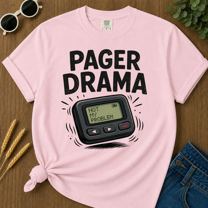 Pager Drama T-Shirt - Blossom