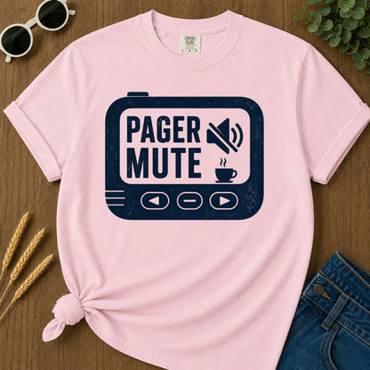 Pager Mute T-shirt - Blossom Mockup