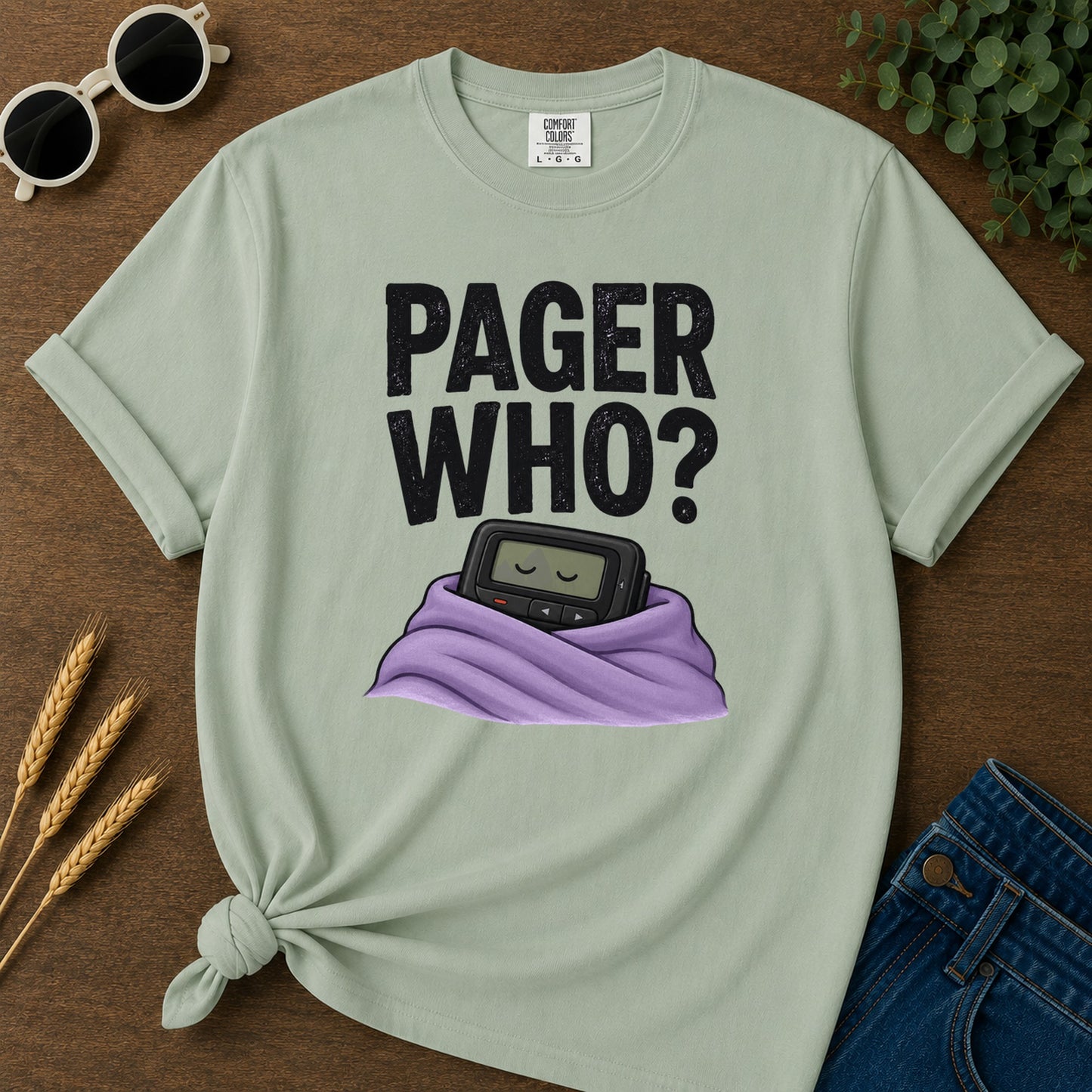 Pager Who T-Shirt - Bay