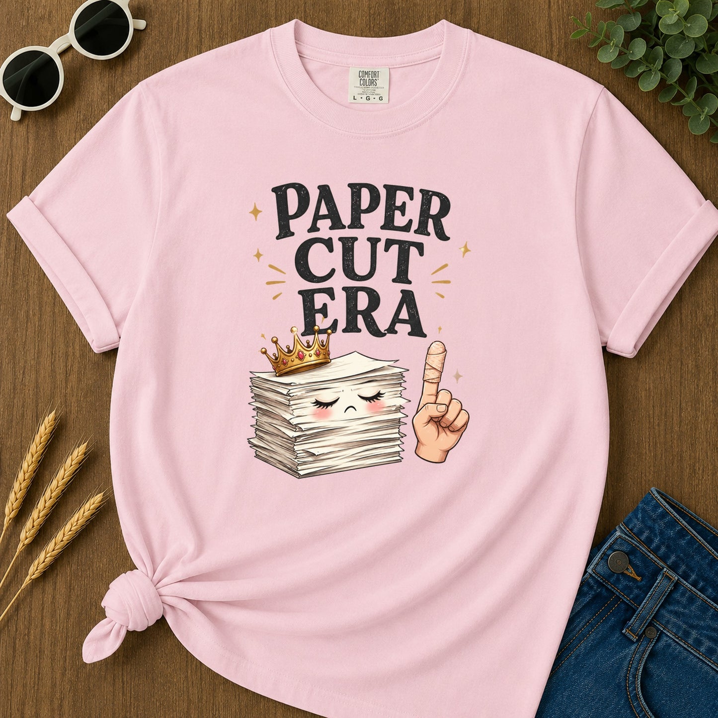 Paper Cut Era T-Shirt - Blossom