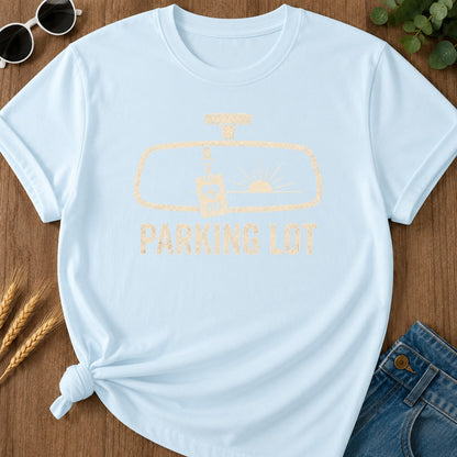 Parking Lot T-shirt - Chambray Mockup