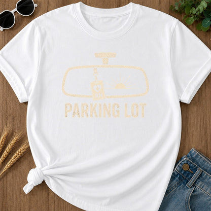 Parking Lot T-shirt - White Mockup
