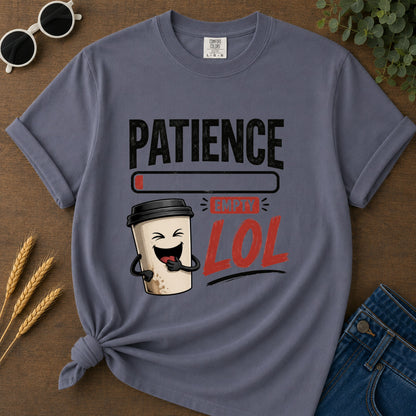Patience Empty Lol T-Shirt - Navy