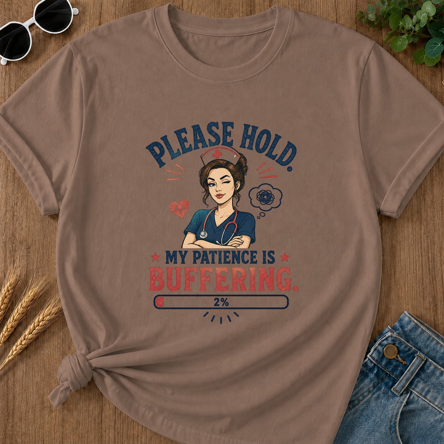 Patience T-Shirt - Espresso