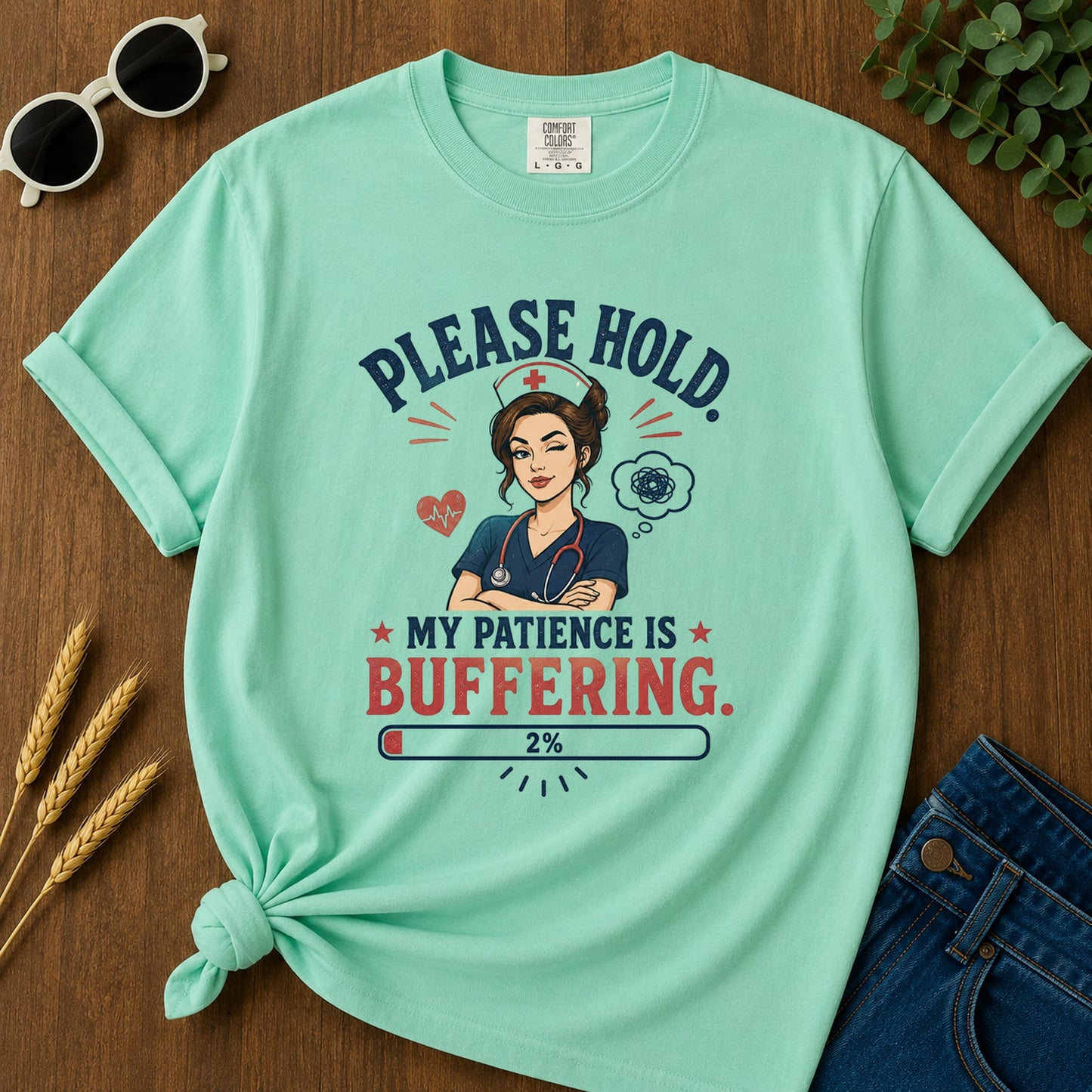 Patience T-Shirt - Island Reef