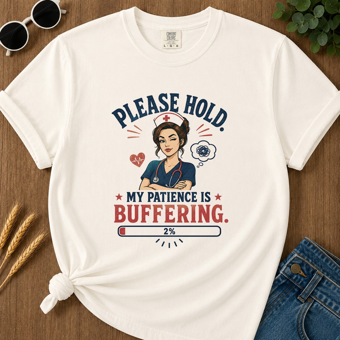 Patience T-Shirt - Ivory