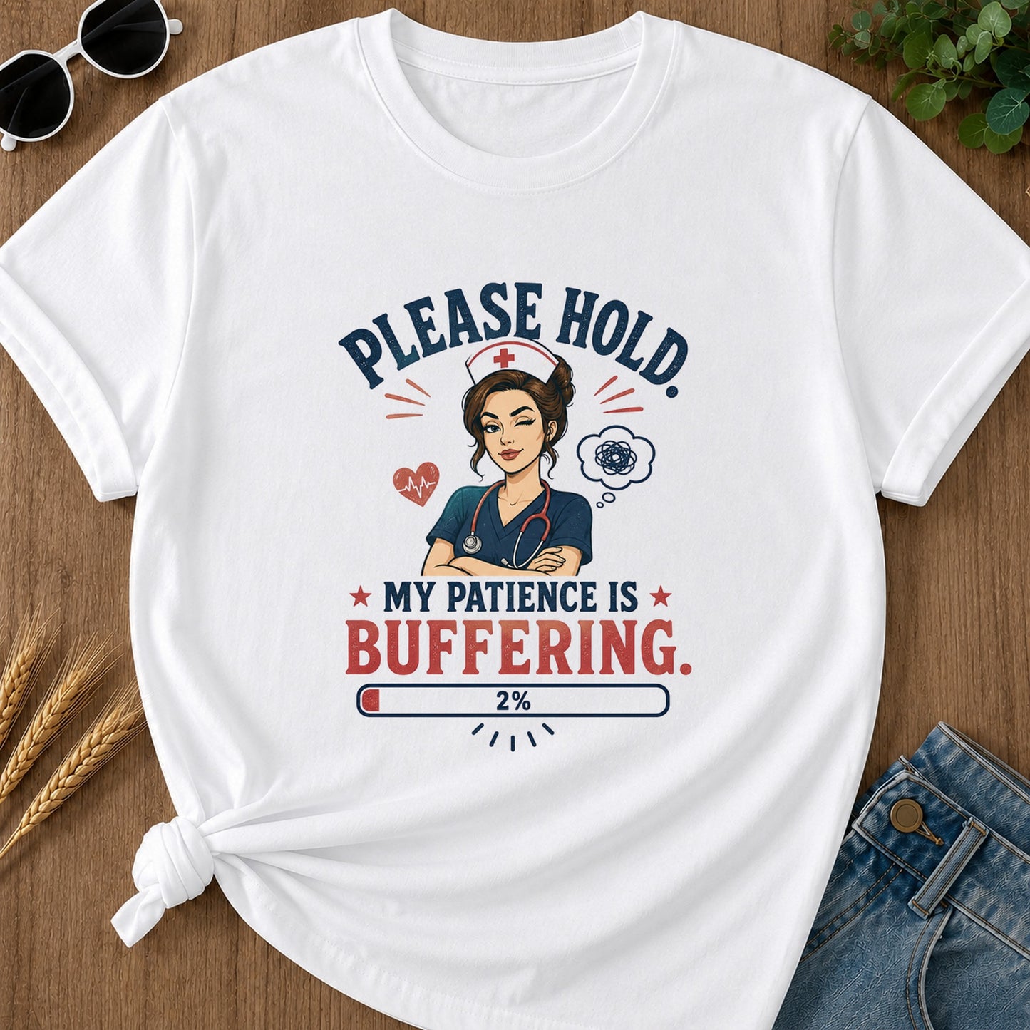 Patience T-Shirt - White