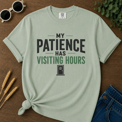 Patience Visiting Hours T-Shirt - Bay