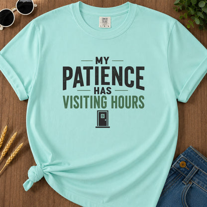 Patience Visiting Hours T-Shirt - Chalky Mint