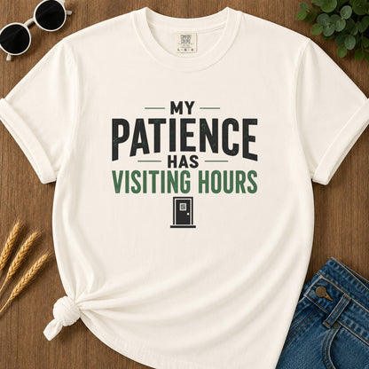 Patience Visiting Hours T-Shirt - Ivory