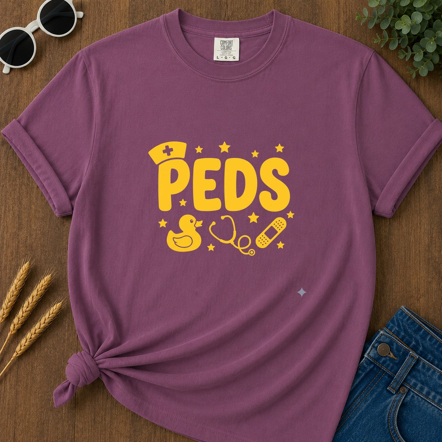 Peds T-Shirt - Berry