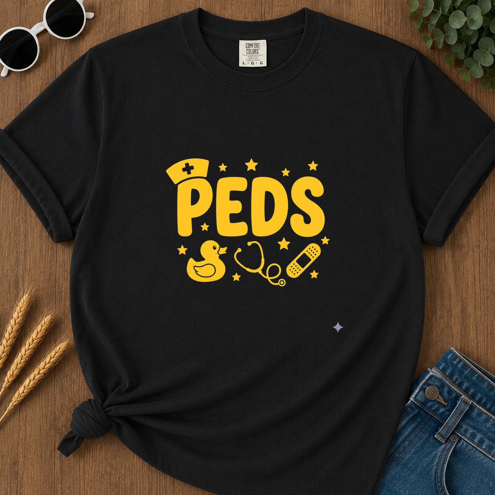 Peds T-Shirt - Black