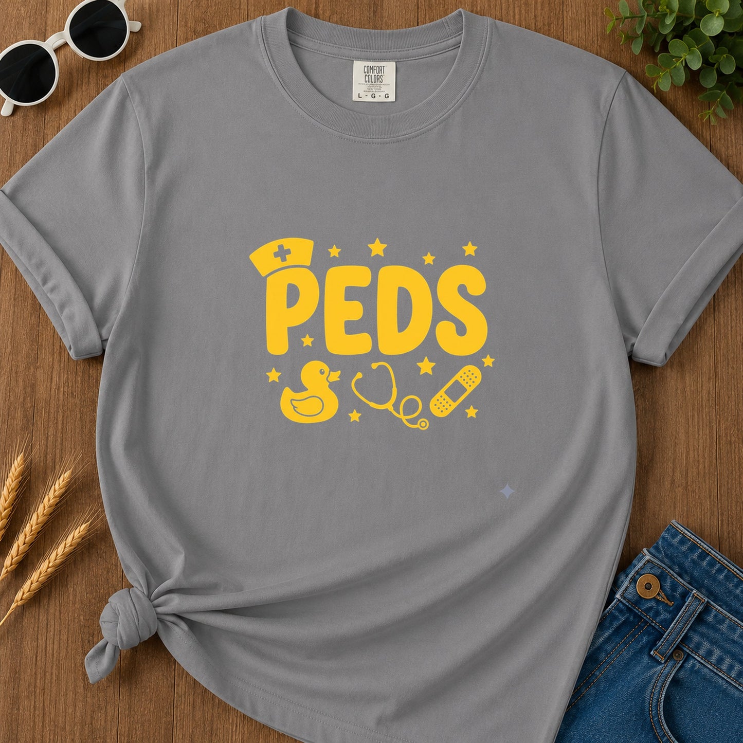 Peds T-Shirt - Grey
