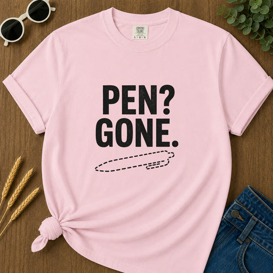 Pen Gone T-Shirt - Blossom
