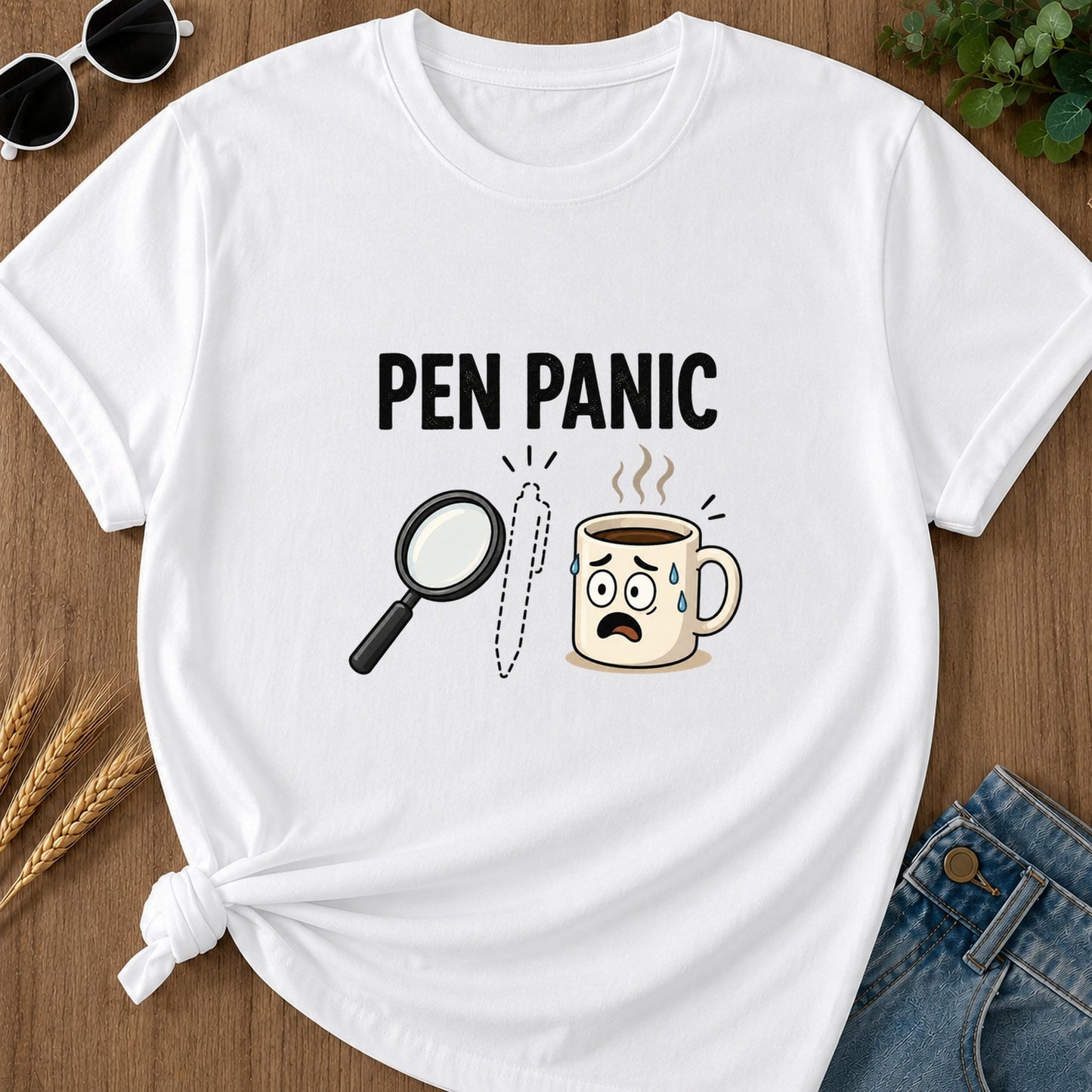 Pen Panic T-Shirt - White