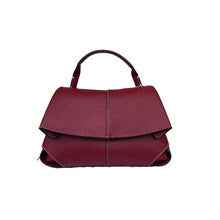 Pleated Leather Handbag — Adjustable Strap Women - RAYZORA