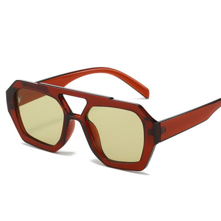 PolygonLine | UV380 Irregular Polygon Sunglasses – 2 Avant-Garde Unisex – Sunglasses | RAYZORA