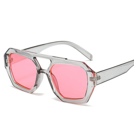 PolygonLine | UV380 Irregular Polygon Sunglasses – 2 Avant-Garde Unisex – Sunglasses | RAYZORA