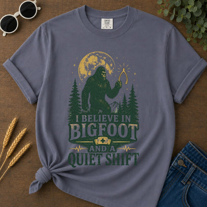 Quiet Shift T-shirt - Navy Mockup