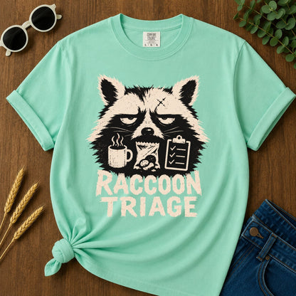 Raccoon Triage T-shirt - Island Reef Mockup