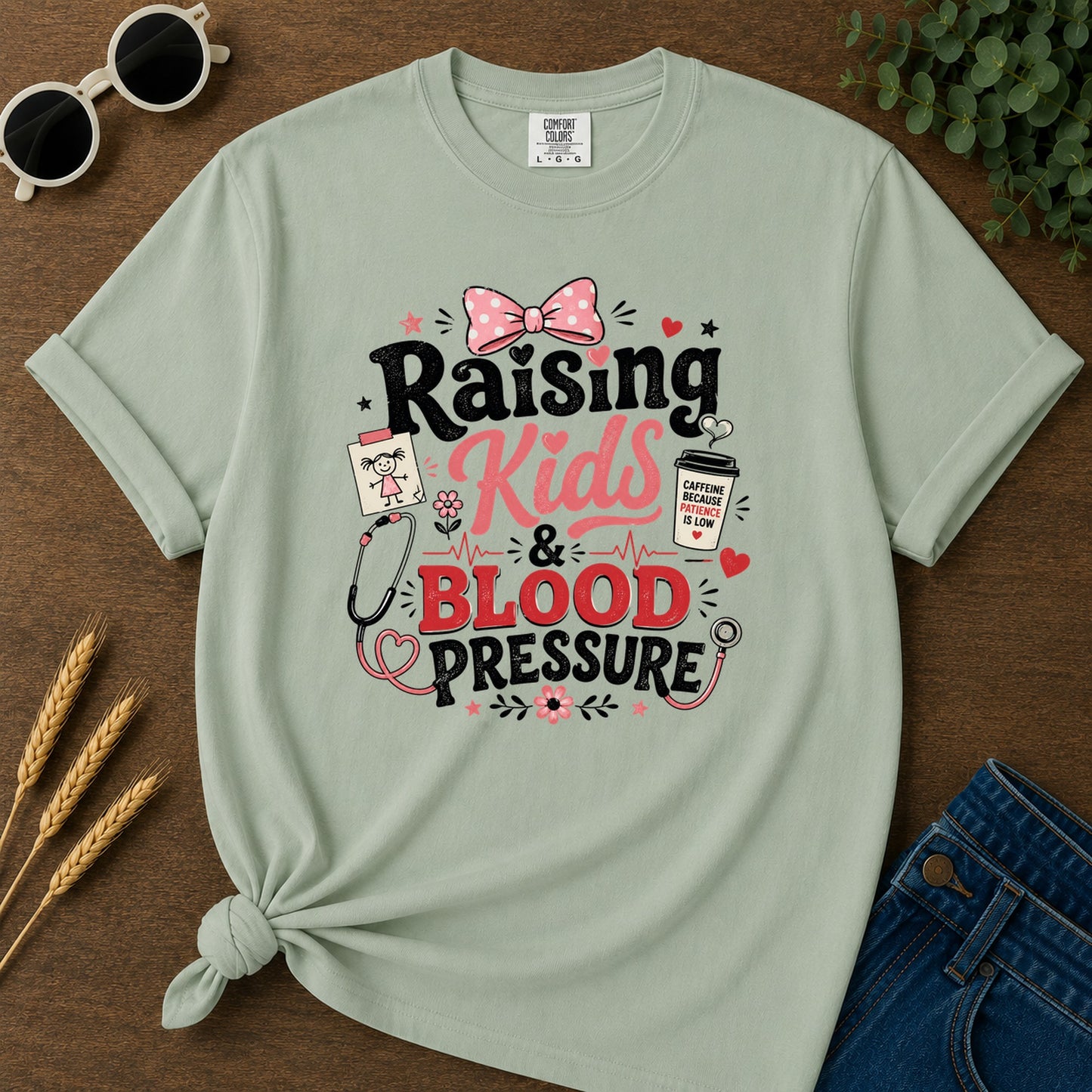 Raising Kids T-Shirt - Bay
