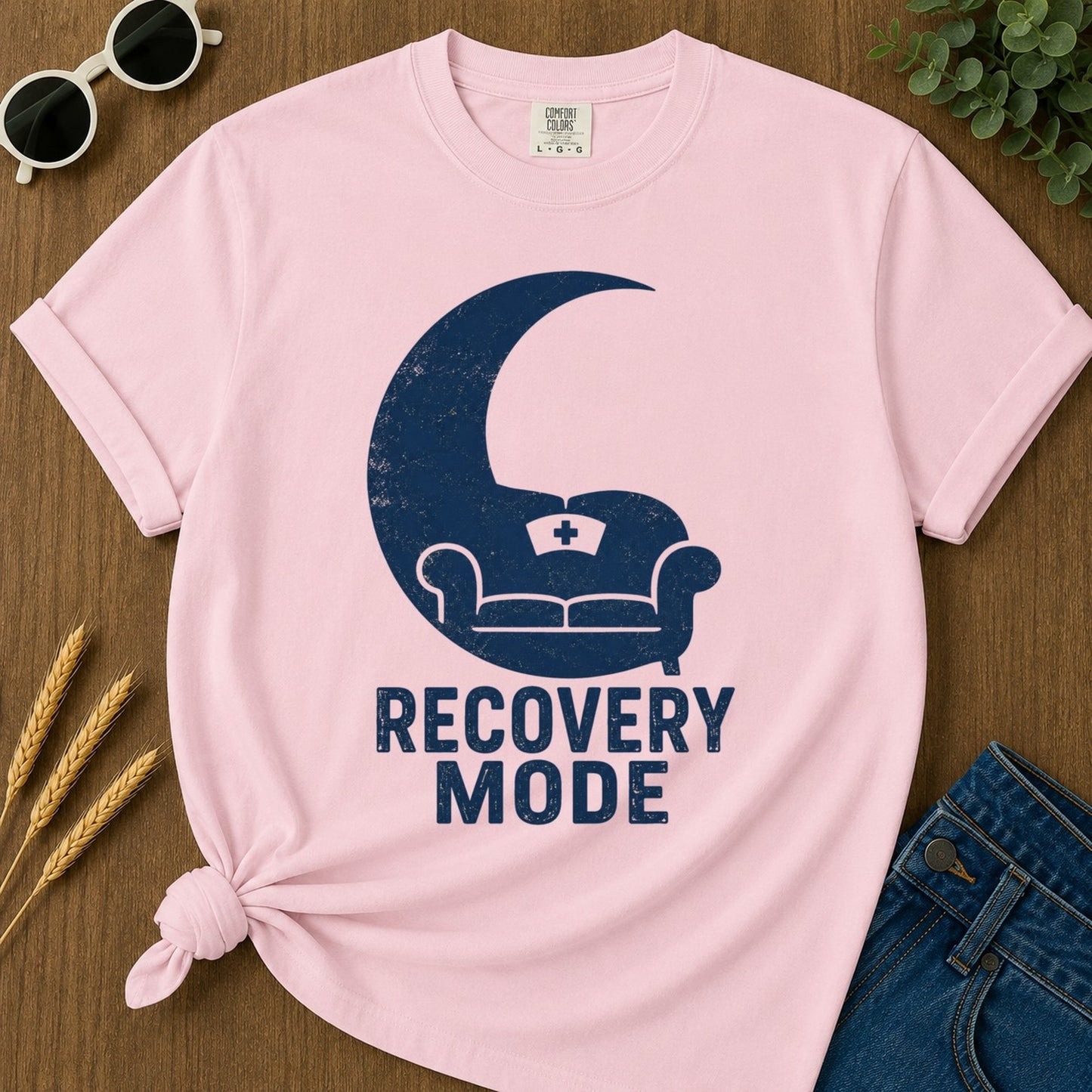 Recovery Mode T-shirt - Blossom Mockup