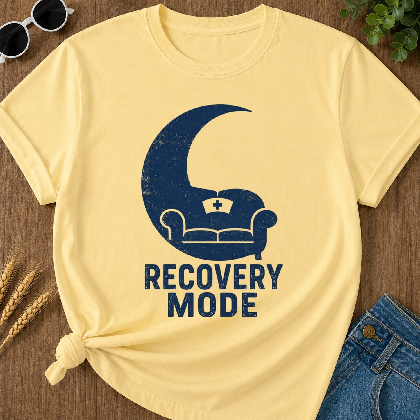Recovery Mode T-shirt - Butter Mockup