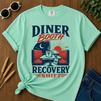 Recovery Shift T-shirt - Island Reef Mockup