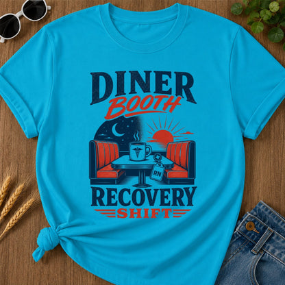 Recovery Shift T-shirt - Sapphire Mockup