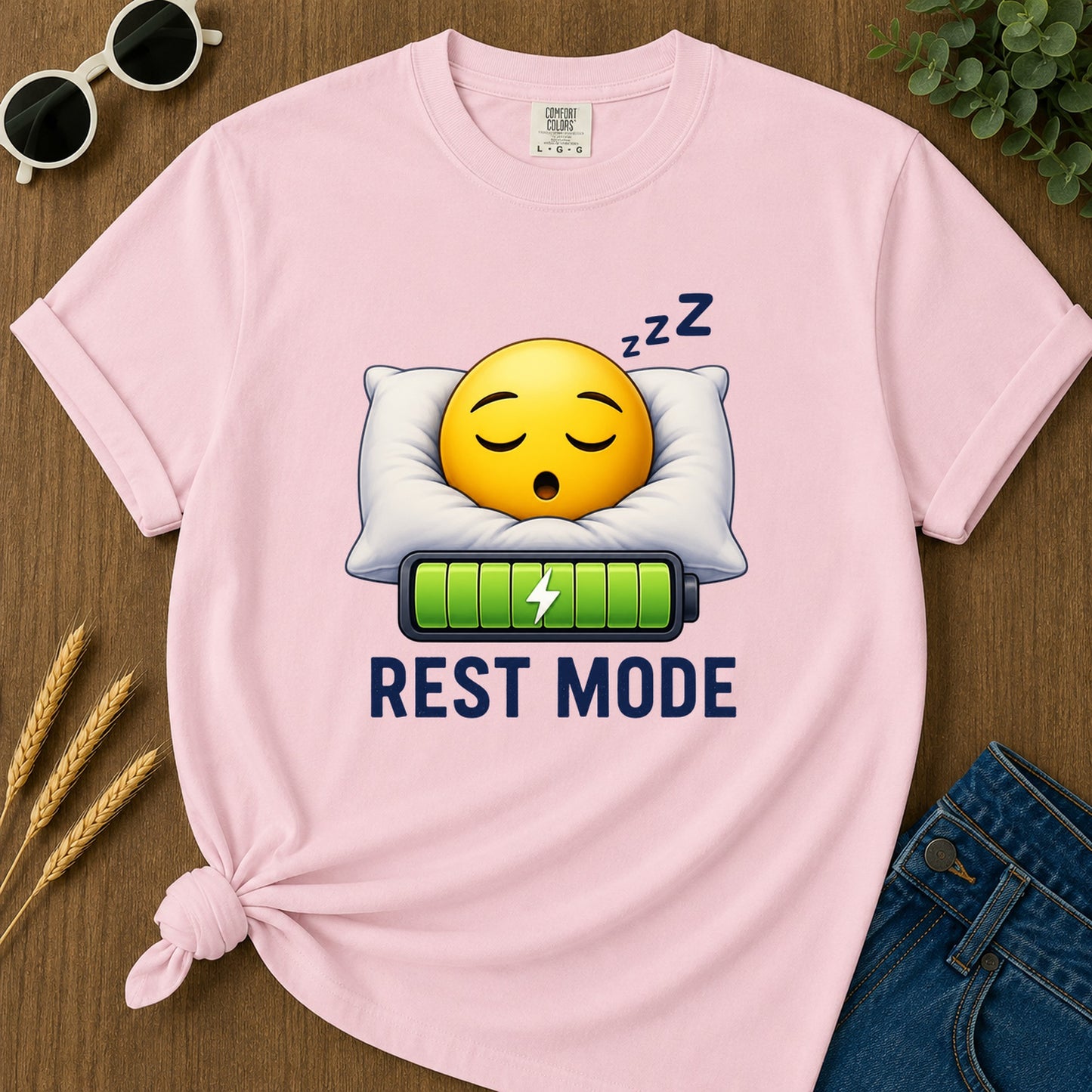 Rest Mode T-Shirt - Blossom