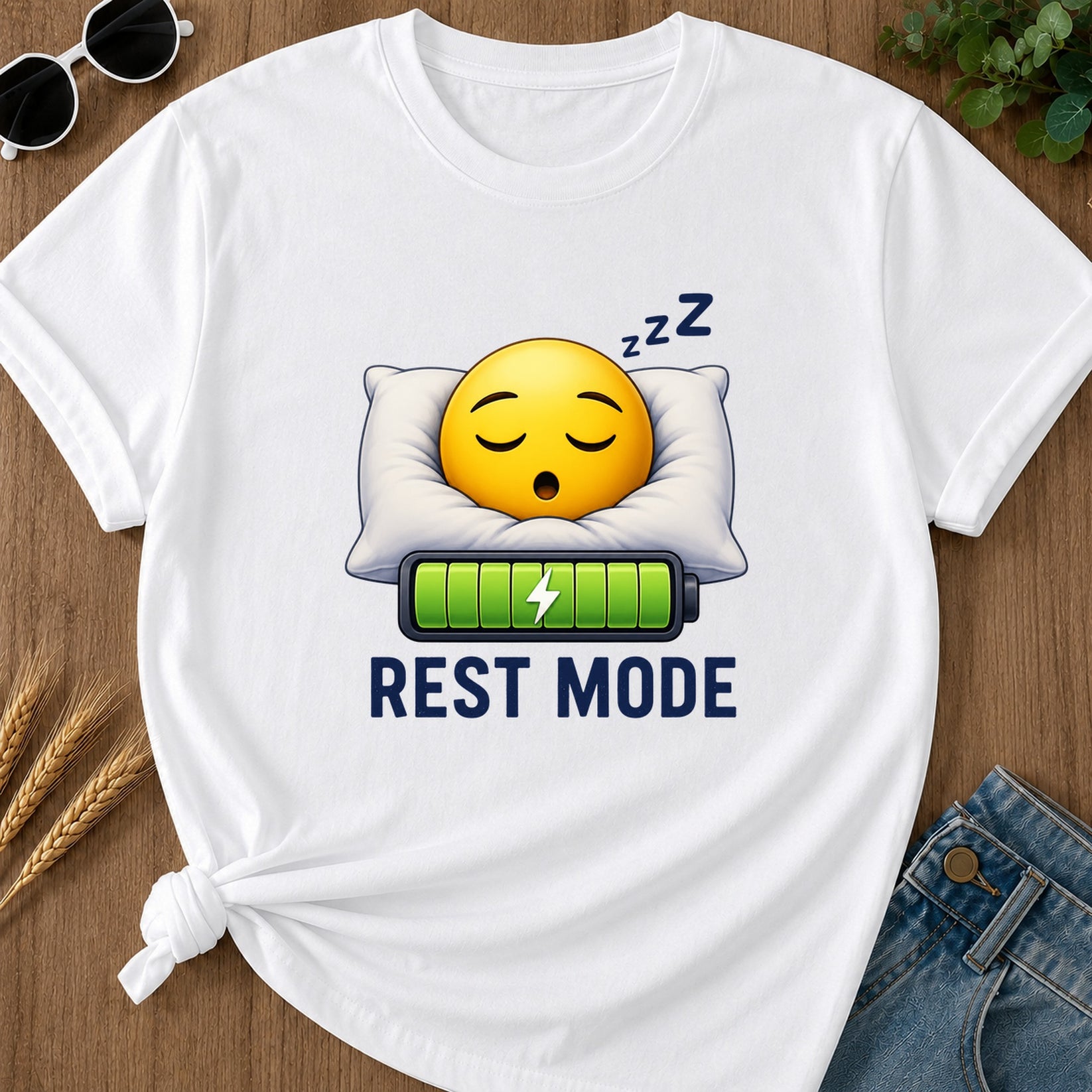 Rest Mode T-Shirt - White