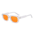 Clear Frame Orange Lens