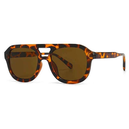 Retro Yellow Lens Aviator Sunglasses for Women - RAYZORA