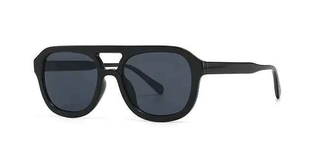 Retro Yellow Lens Aviator Sunglasses for Women - RAYZORA