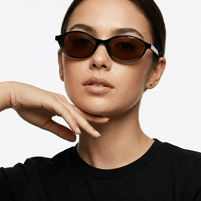 RetroVeil | Cat Eye Heart Sunglasses – UV390 TR Metal Frame Unisex - RAYZORA