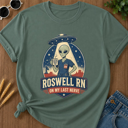 Roswell Rn T-shirt - Blue Spruce Mockup