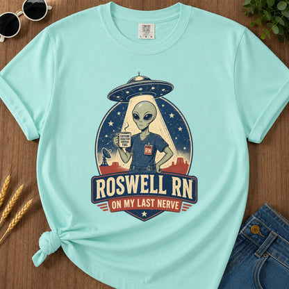 Roswell Rn T-shirt - Chalky Mint Mockup