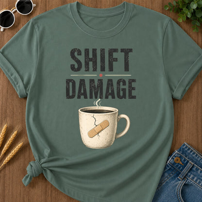 Shift Damage T-Shirt - Blue Spruce