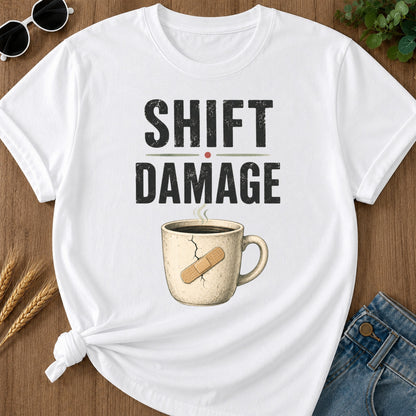 Shift Damage T-Shirt - White
