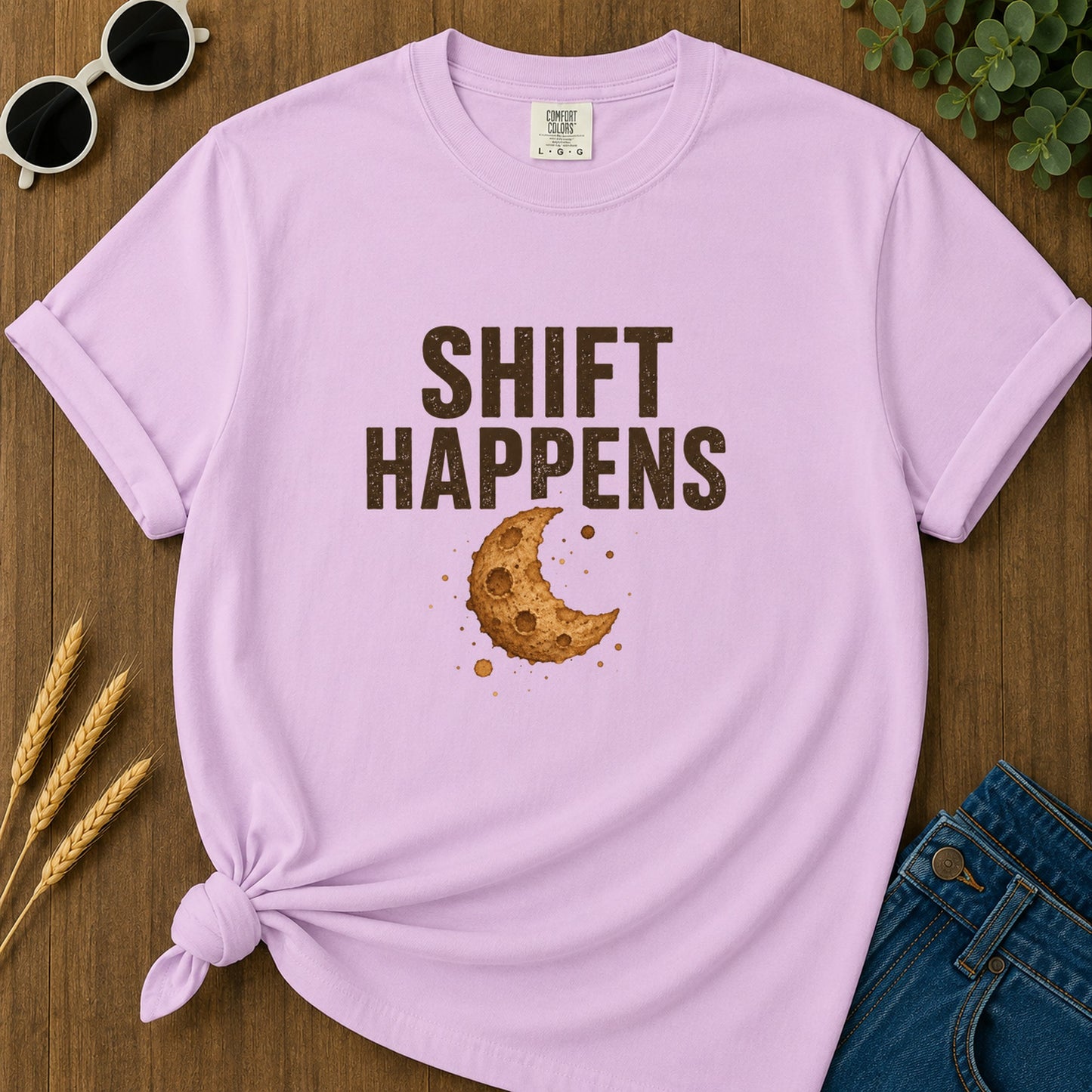 Shift Happens T-Shirt - Orchid