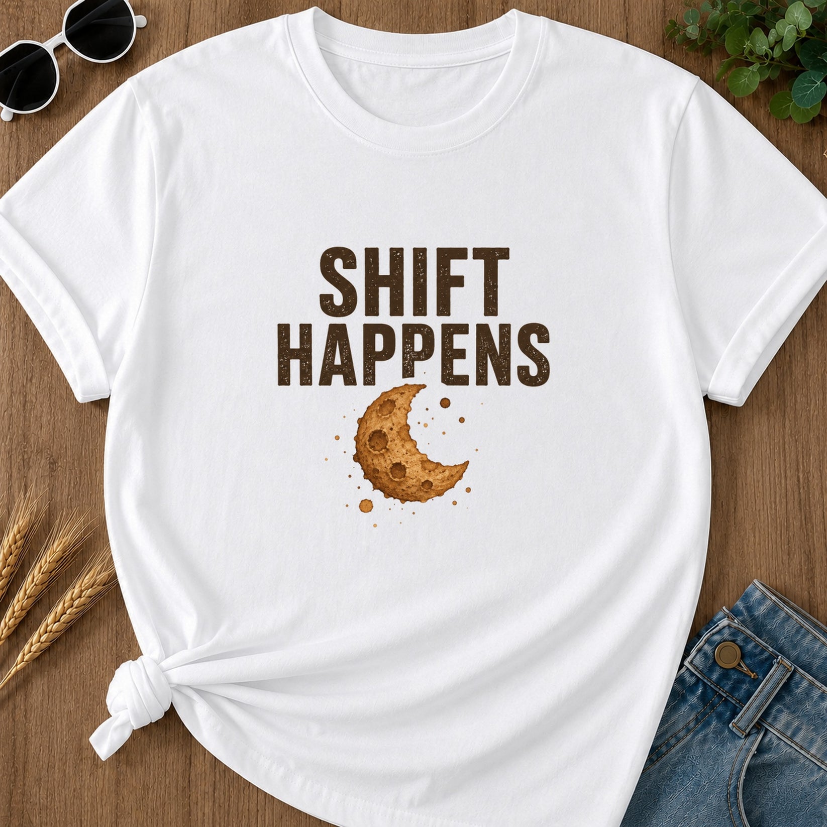 Shift Happens T-Shirt - White