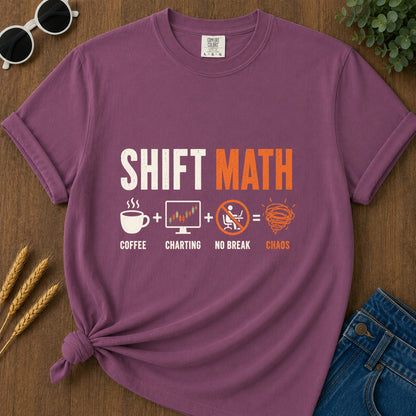 Shift Math T-Shirt - Berry