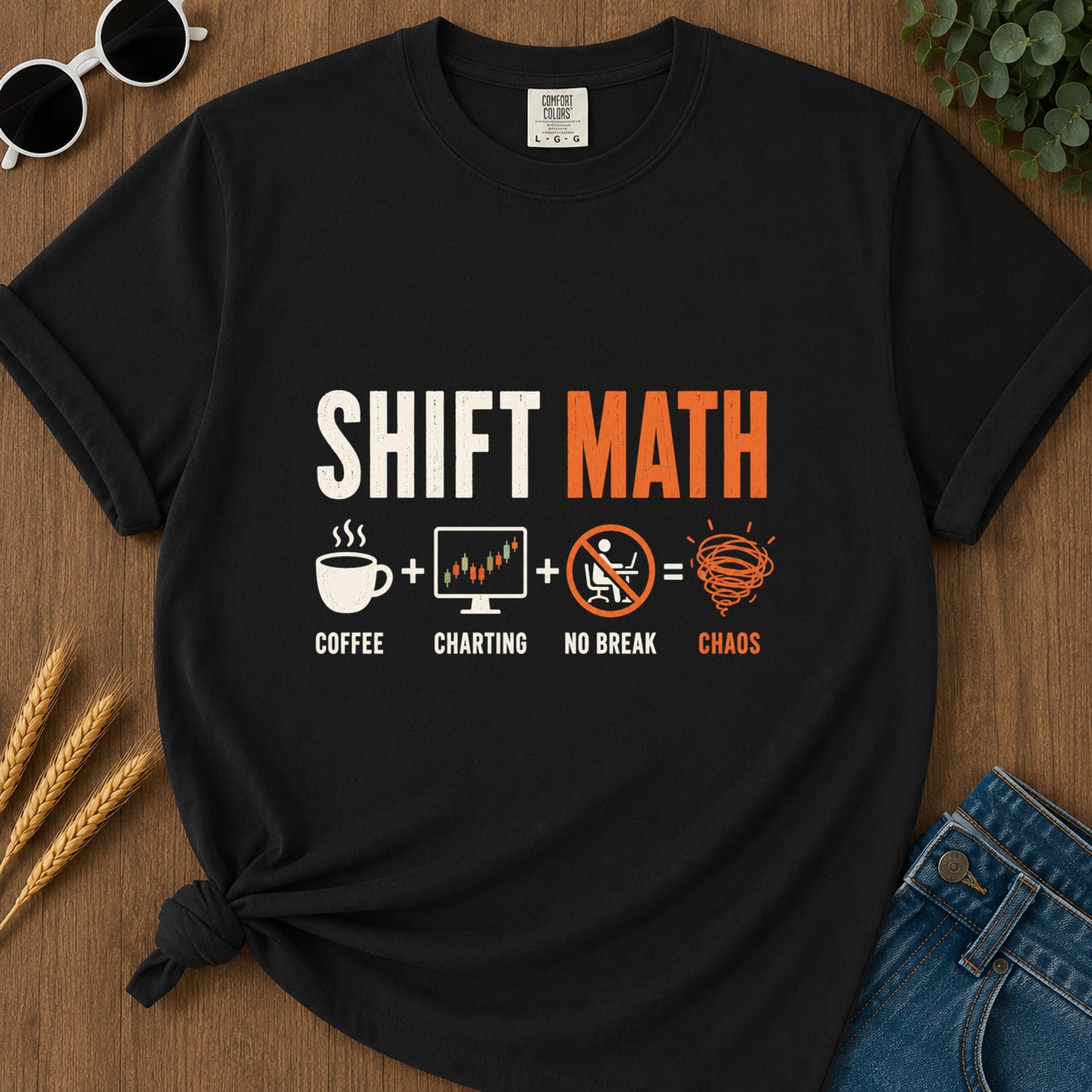 Shift Math T-Shirt - Black