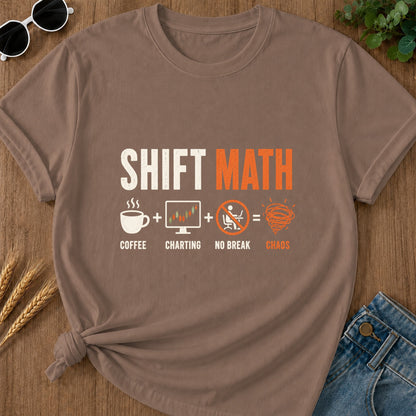 Shift Math T-Shirt - Espresso