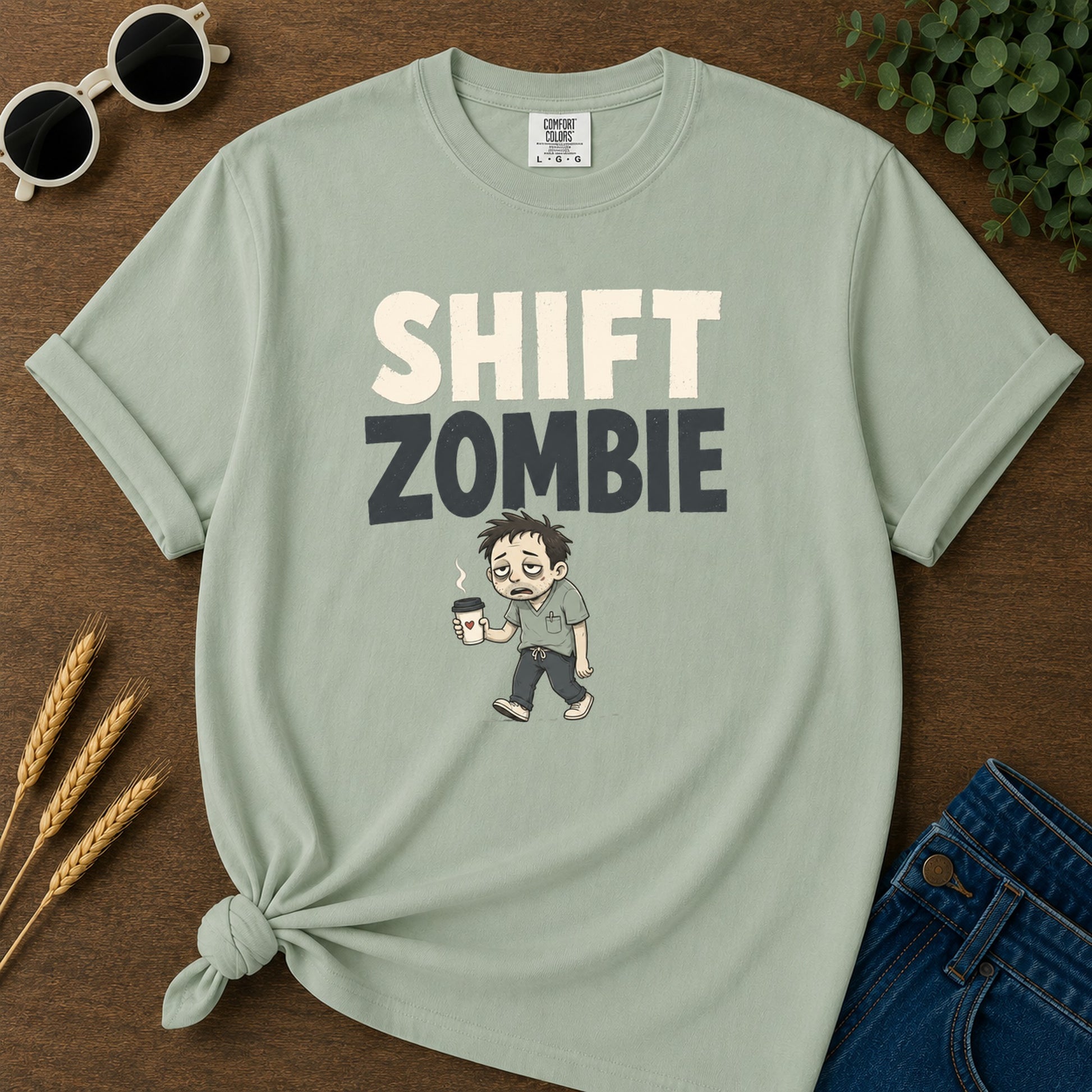 Shift Zombie T-Shirt - Bay