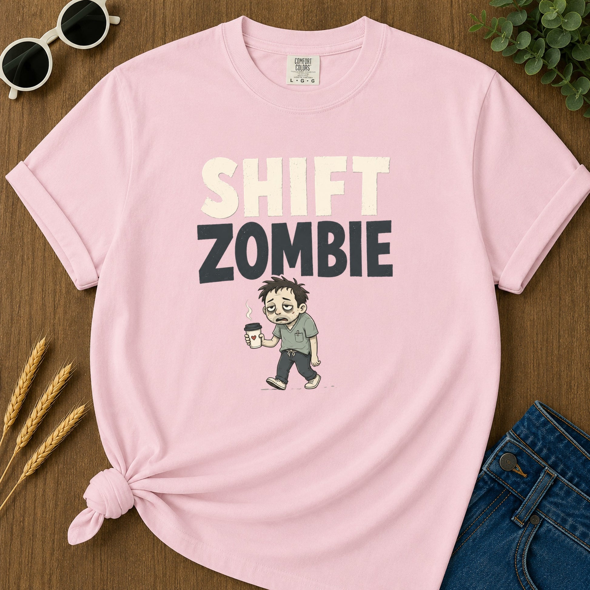 Shift Zombie T-Shirt - Blossom