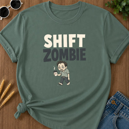 Shift Zombie T-Shirt - Blue Spruce