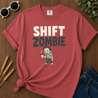 Shift Zombie T-Shirt - Crimson